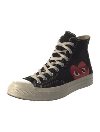 Comme des Garçons Play x Converse Canvas Graphic Print Sneakers