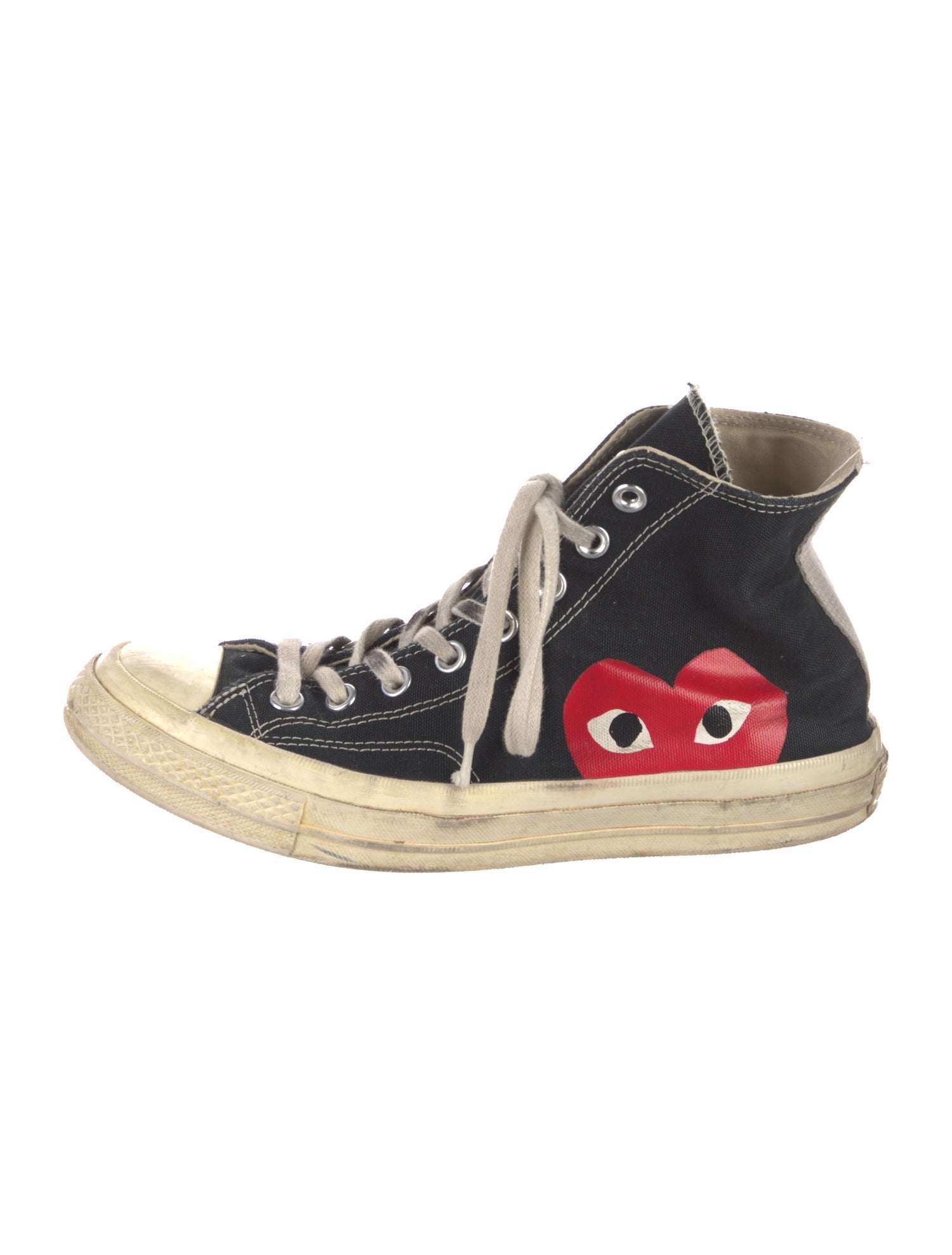 Comme des Garçons Play x Converse Canvas Printed Sneakers