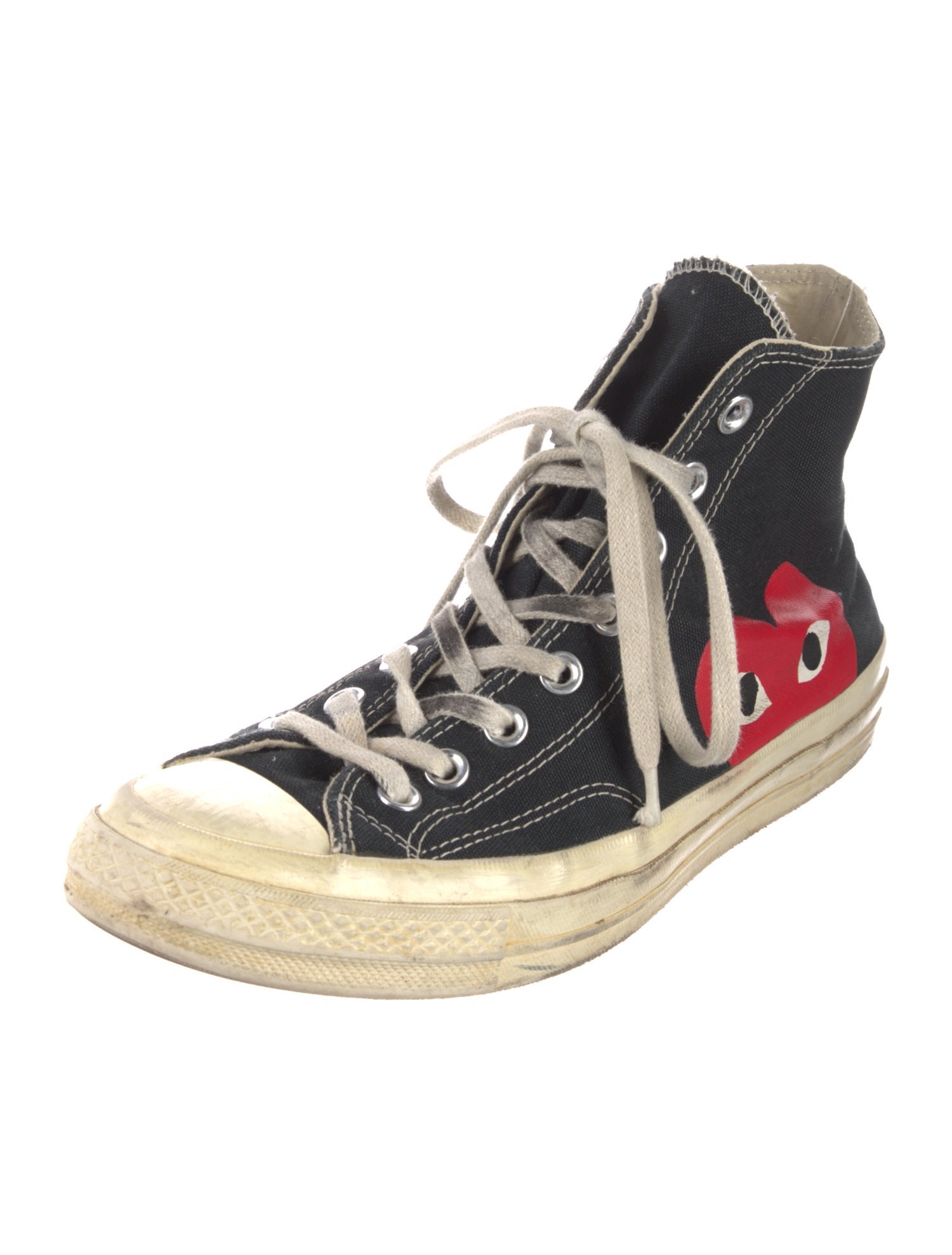 Comme des Garçons Play x Converse Canvas Printed Sneakers