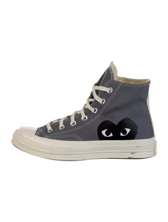 Comme des Garçons Play x Converse Canvas Graphic Print Sneakers