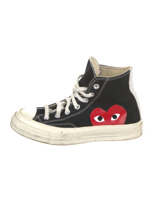 Comme des Garçons Play x Converse Canvas Printed Sneakers