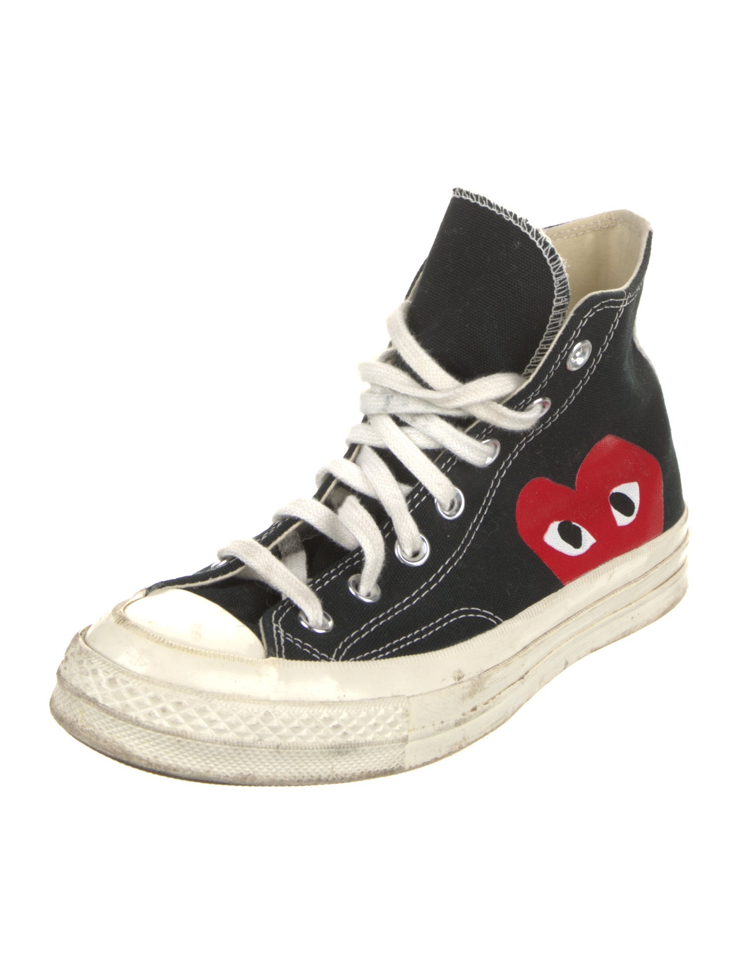 Comme des Garçons Play x Converse Canvas Printed Sneakers