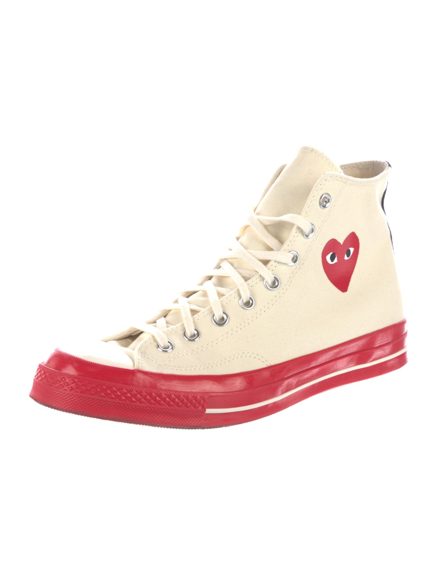 Comme des Garçons Play x Converse Canvas Printed Sneakers