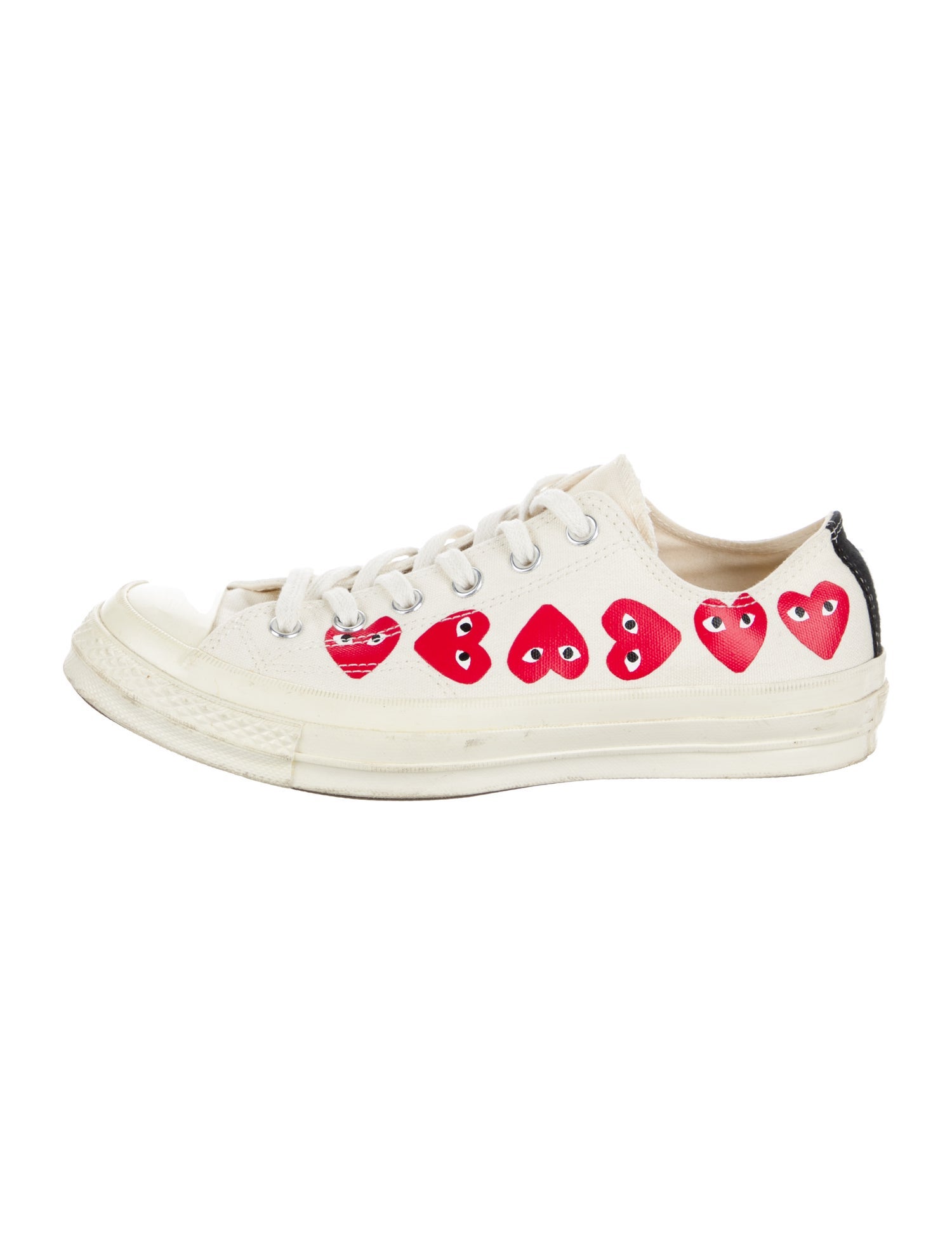 Comme des Garçons Play x Converse Canvas Printed Sneakers