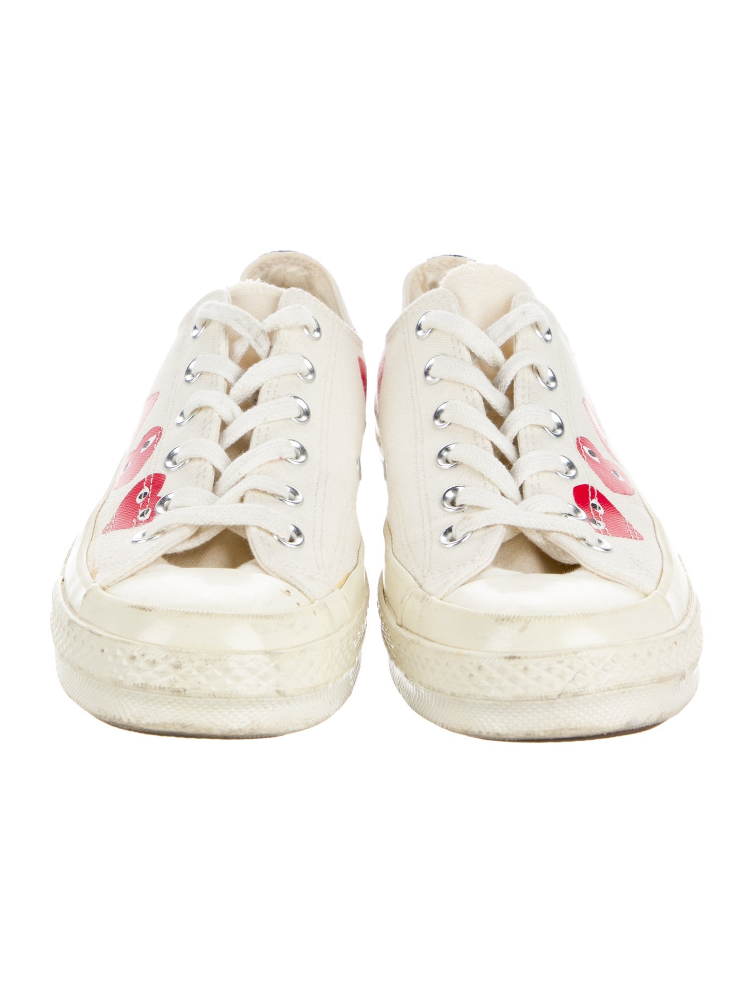 Comme des Garçons Play x Converse Canvas Printed Sneakers
