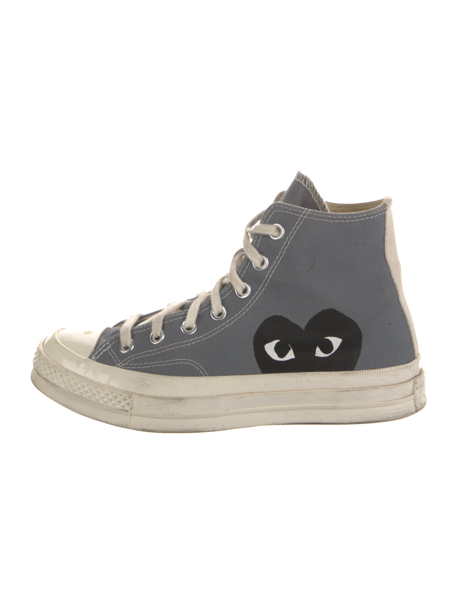 Comme des Garçons Play x Converse Canvas Colorblock Pattern Sneakers