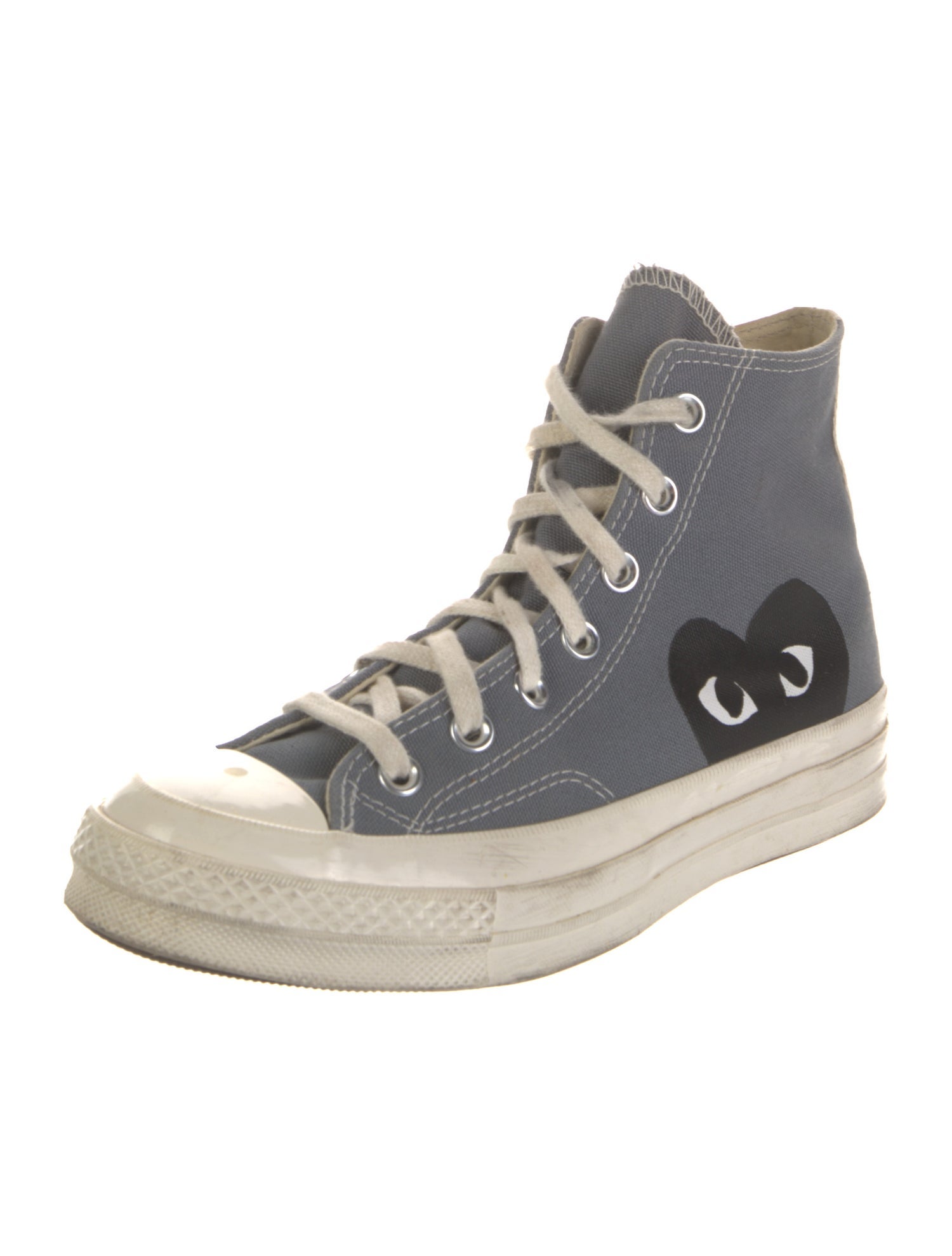 Comme des Garçons Play x Converse Canvas Colorblock Pattern Sneakers