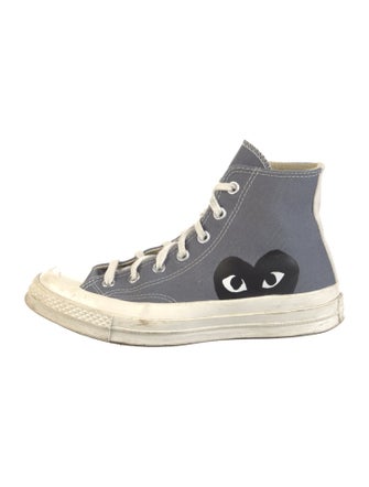 Comme des Garçons Play x Converse Canvas Printed Sneakers