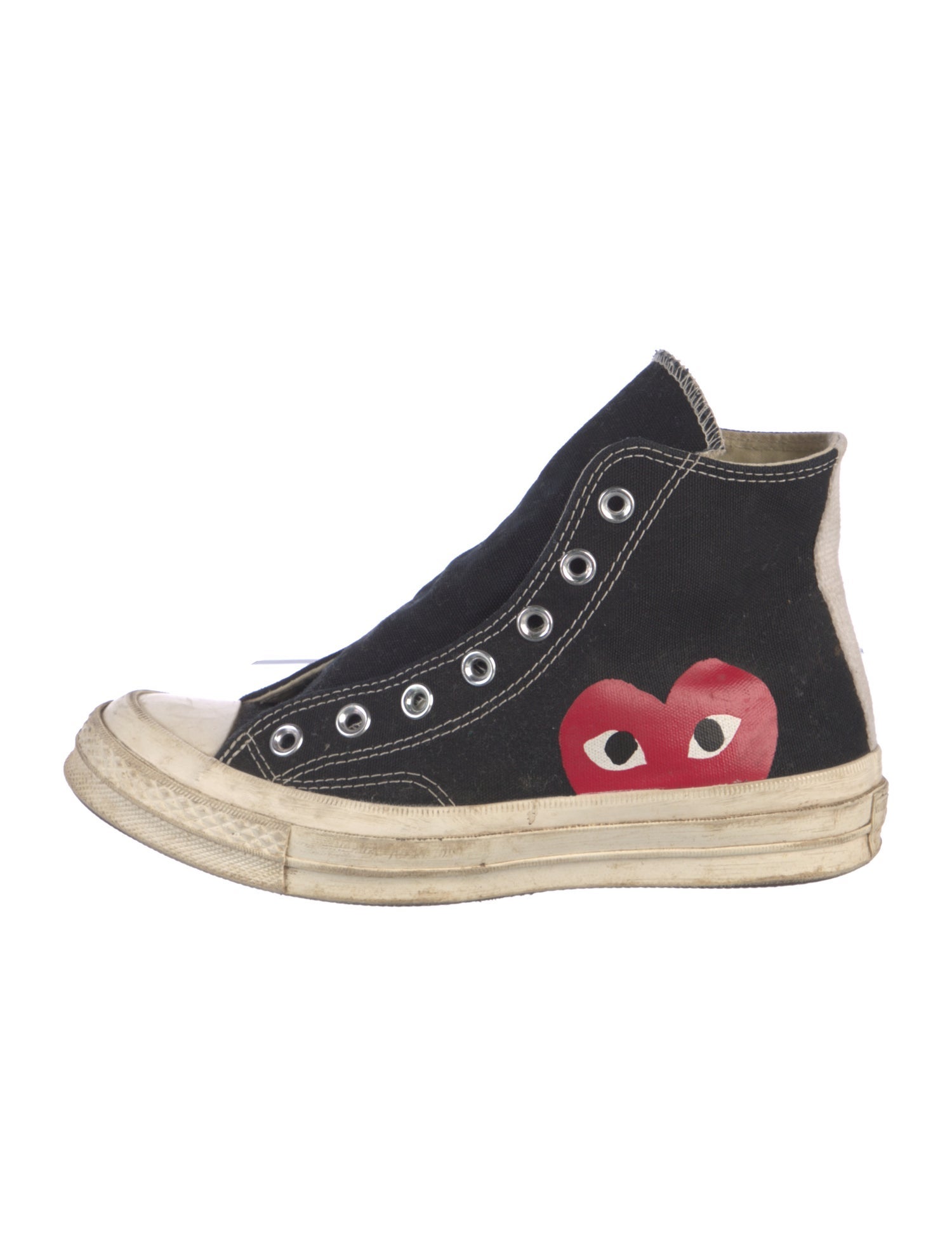 Comme des Garçons Play x Converse Canvas Graphic Print Sneakers