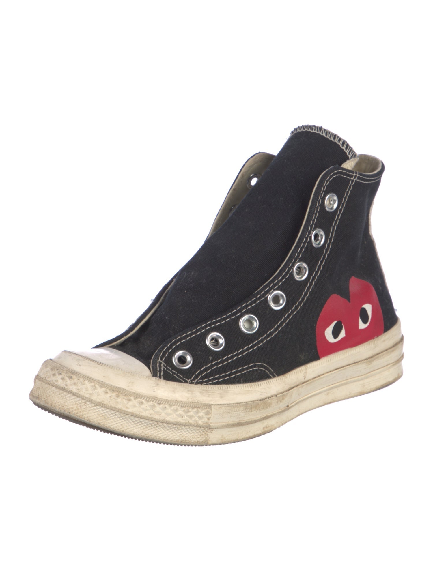 Comme des Garçons Play x Converse Canvas Graphic Print Sneakers