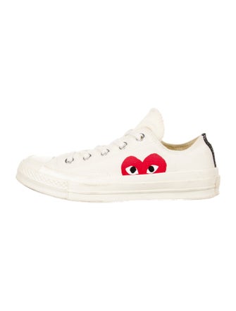 Comme des Garçons Play x Converse Canvas Graphic Print Sneakers