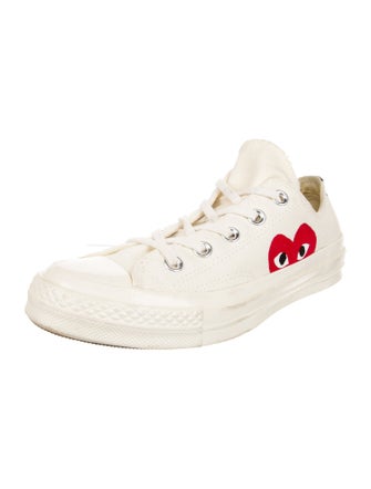 Comme des Garçons Play x Converse Canvas Graphic Print Sneakers