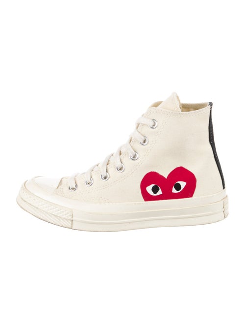 Comme des Garçons Play x Converse Canvas Printed Sneakers