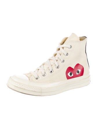 Comme des Garçons Play x Converse Canvas Printed Sneakers