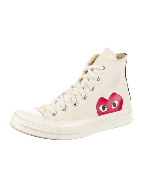 Comme des Garçons Play x Converse Canvas Printed Sneakers
