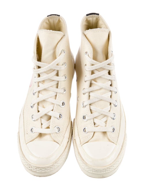 Comme des Garçons Play x Converse Canvas Printed Sneakers