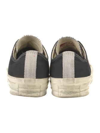 Comme des Garçons Play x Converse Canvas Printed Sneakers