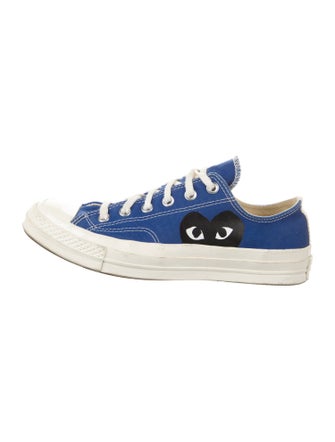 Comme des Garçons Play x Converse Canvas Colorblock Pattern Sneakers