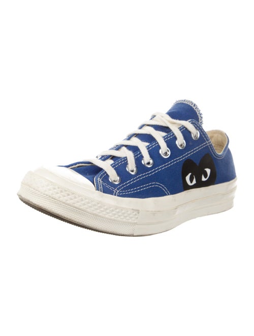 Comme des Garçons Play x Converse Canvas Colorblock Pattern Sneakers