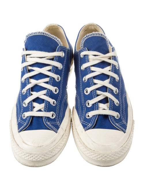 Comme des Garçons Play x Converse Canvas Colorblock Pattern Sneakers
