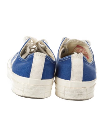 Comme des Garçons Play x Converse Canvas Colorblock Pattern Sneakers