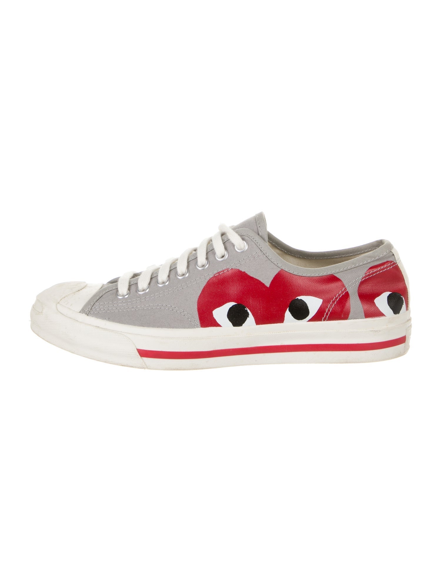 Comme des Garçons Play x Converse Canvas Printed Sneakers