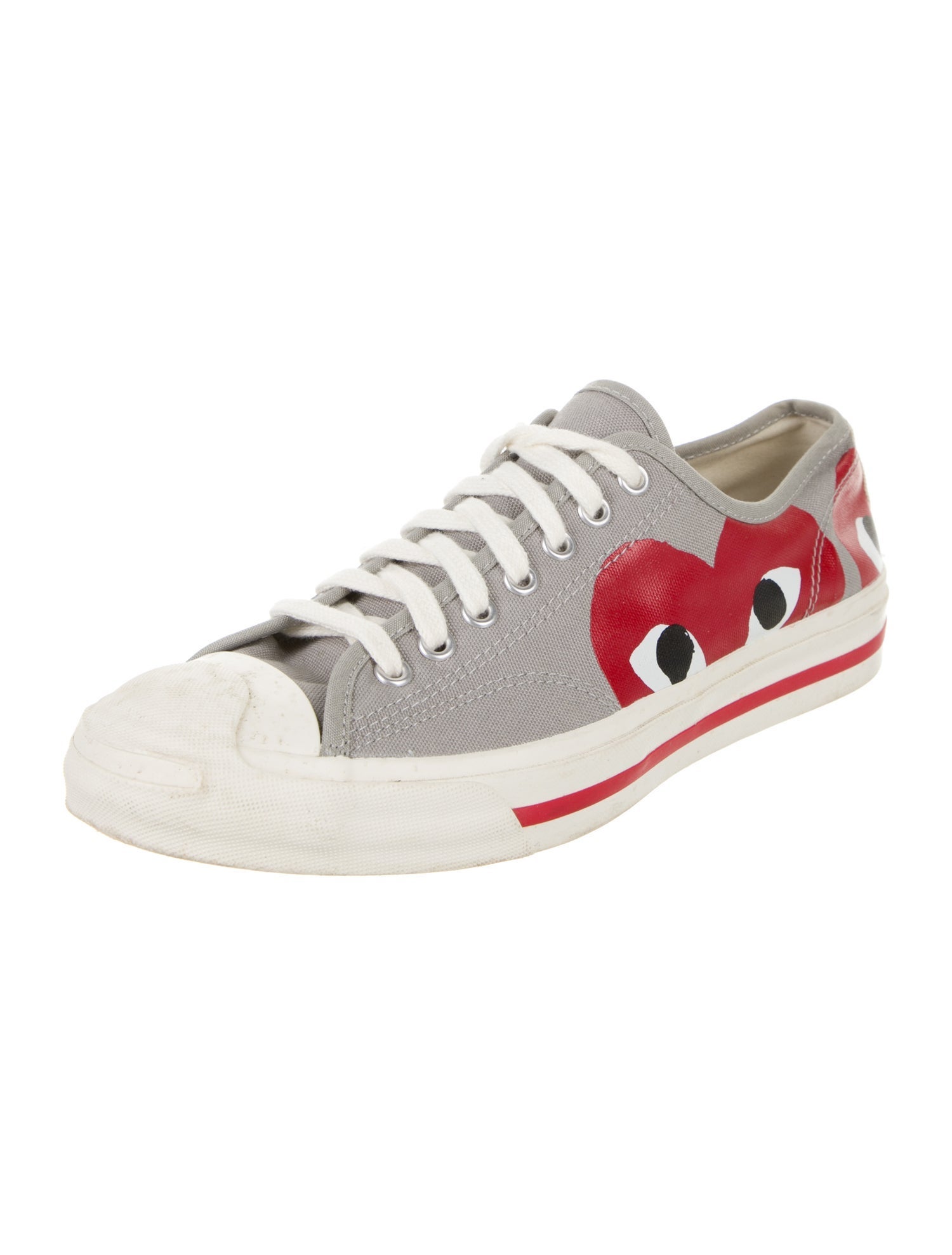 Comme des Garçons Play x Converse Canvas Printed Sneakers