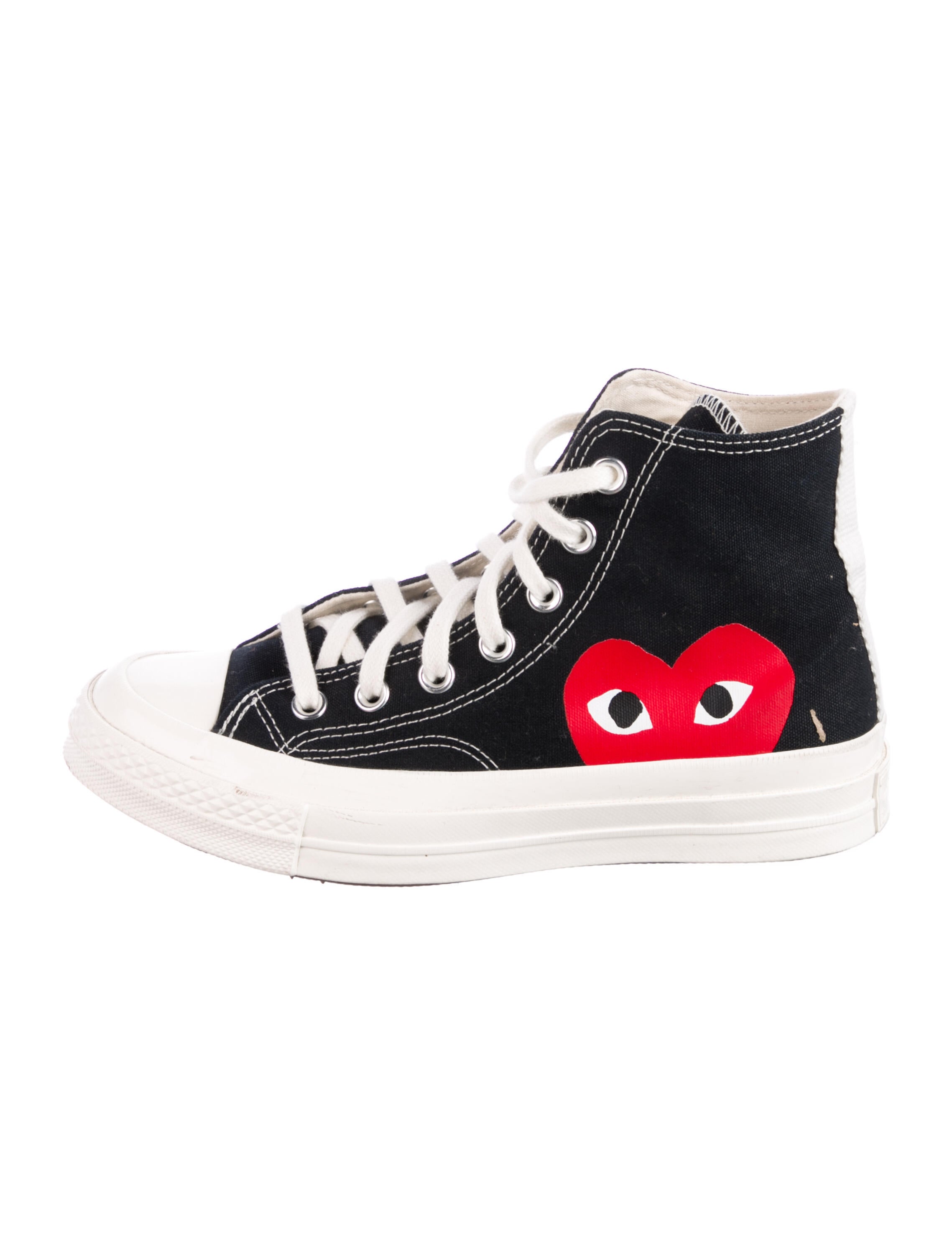 Comme des Garçons Play x Converse Canvas Printed Sneakers
