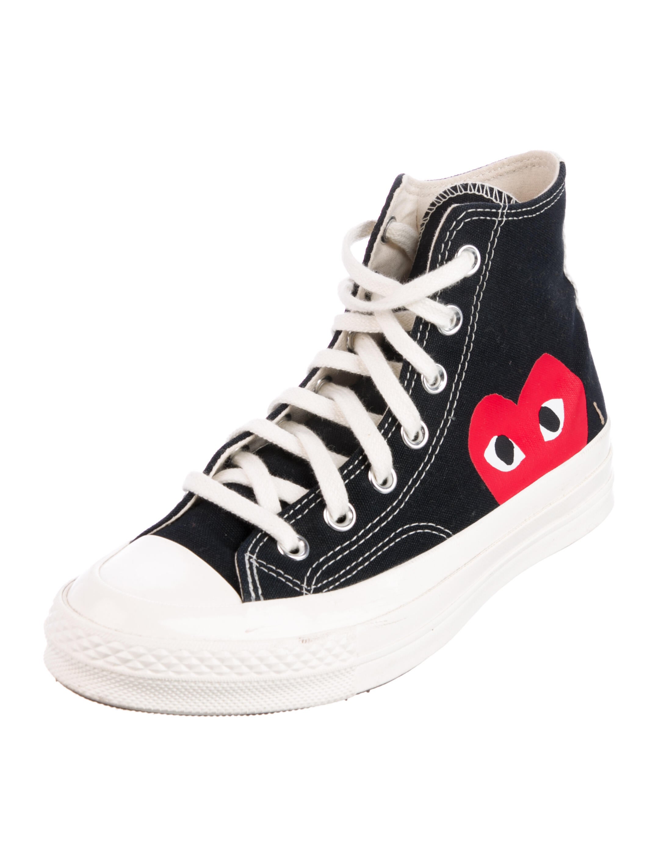 Comme des Garçons Play x Converse Canvas Printed Sneakers