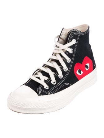 Comme des Garçons Play x Converse Canvas Printed Sneakers