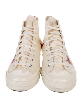 Comme des Garçons Play x Converse Canvas Printed Sneakers