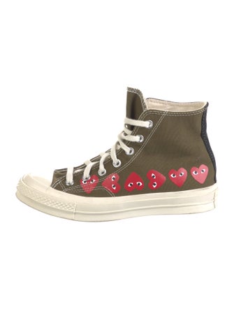 Comme des Garçons Play x Converse Canvas Graphic Print Sneakers