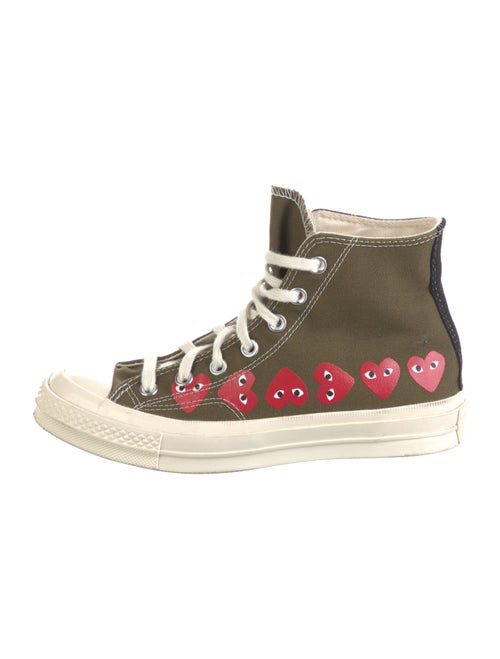 Comme des Garçons Play x Converse Canvas Graphic Print Sneakers