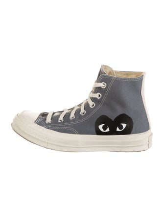 Comme des Garçons Play x Converse Canvas Printed Sneakers