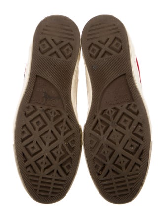 Comme des Garçons Play x Converse Canvas Printed Sneakers