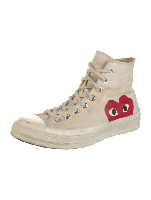 Comme des Garçons Play x Converse Canvas Printed Sneakers