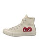 Comme des Garçons Play x Converse Canvas Colorblock Pattern Sneakers