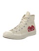 Comme des Garçons Play x Converse Canvas Colorblock Pattern Sneakers