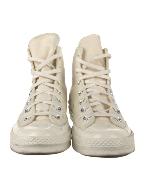 Comme des Garçons Play x Converse Canvas Colorblock Pattern Sneakers