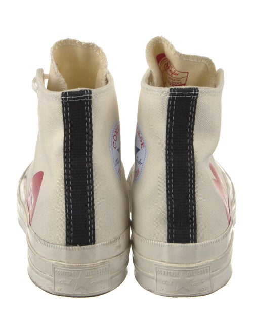 Comme des Garçons Play x Converse Canvas Colorblock Pattern Sneakers
