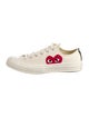 Comme des Garçons Play x Converse Canvas Printed Sneakers