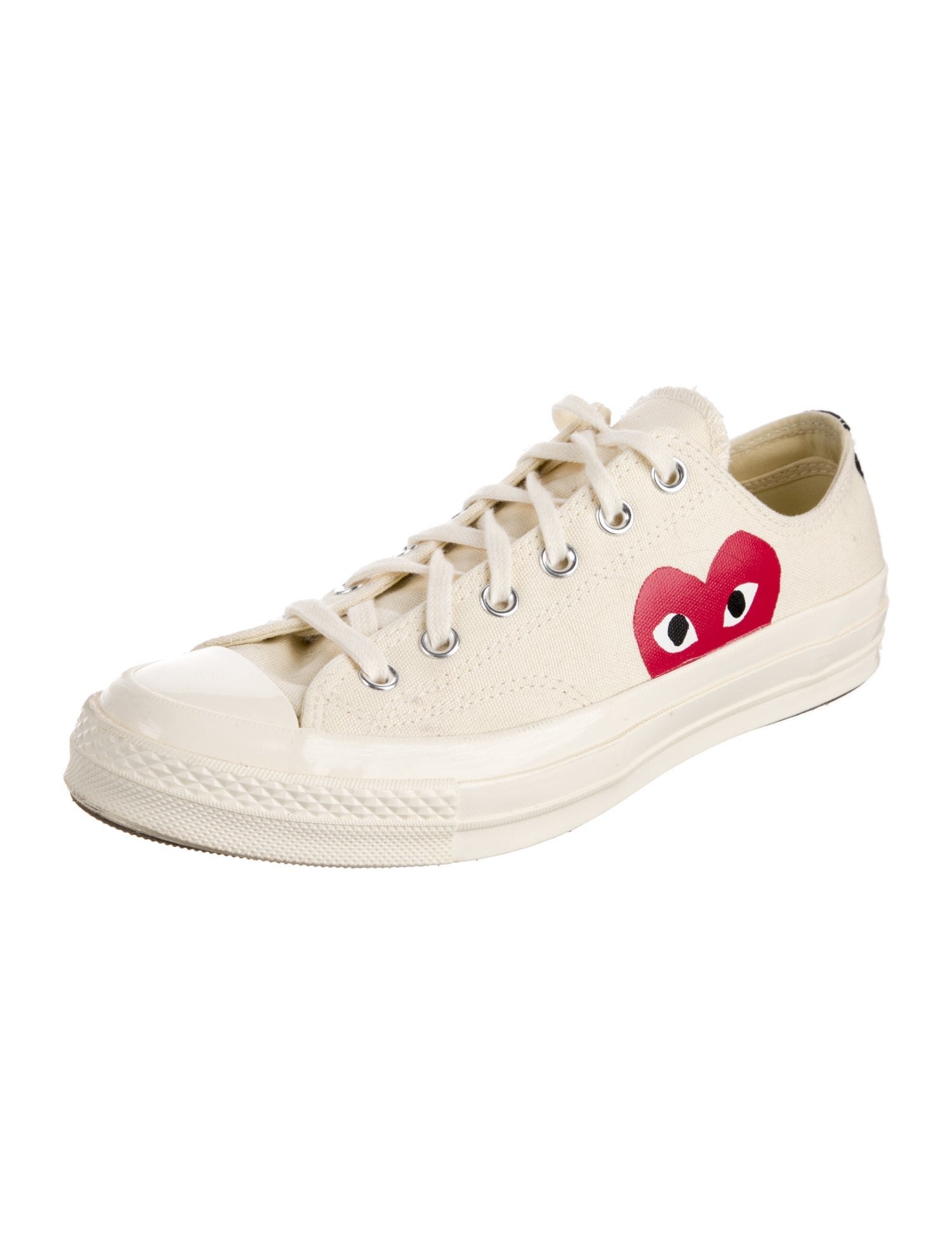 Comme des Garçons Play x Converse Canvas Printed Sneakers