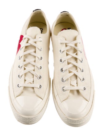 Comme des Garçons Play x Converse Canvas Printed Sneakers