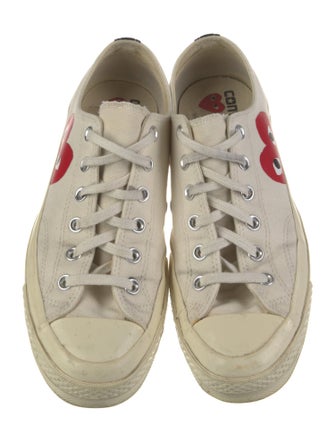 Comme des Garçons Play x Converse Canvas Printed Sneakers