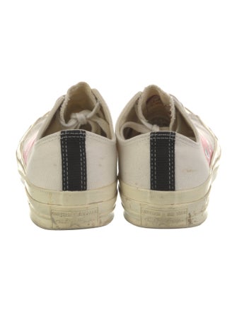 Comme des Garçons Play x Converse Canvas Printed Sneakers