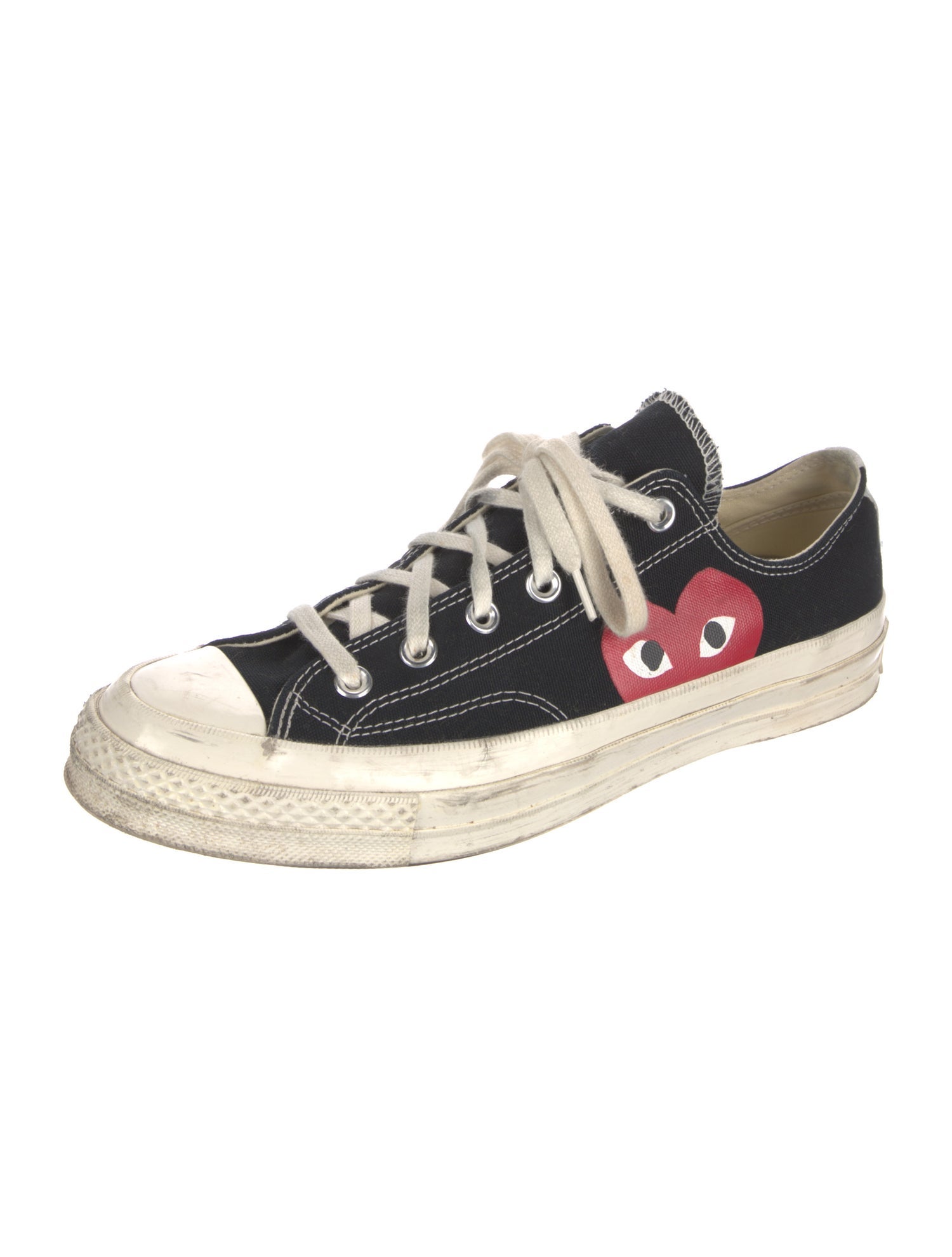 Comme des Garçons Play x Converse Canvas Graphic Print Sneakers
