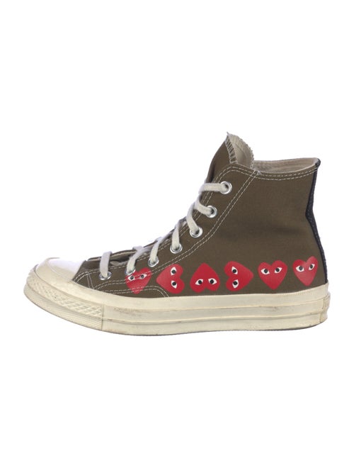 Comme des Garçons Play x Converse Canvas Printed Sneakers