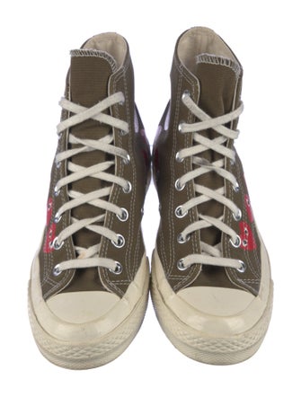 Comme des Garçons Play x Converse Canvas Printed Sneakers