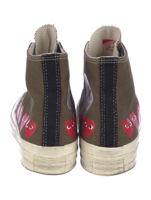 Comme des Garçons Play x Converse Canvas Printed Sneakers
