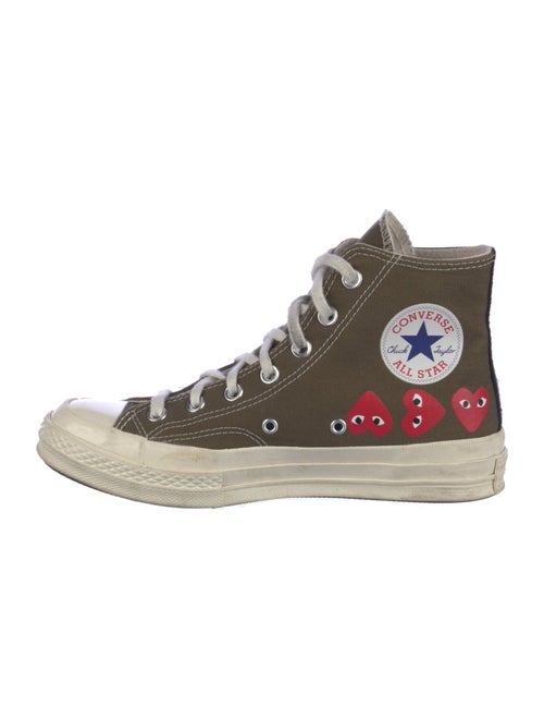 Comme des Garçons Play x Converse Canvas Printed Sneakers